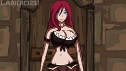 animated big_breasts bouncing_breasts landidzu league_of_legends miss_fortune traced