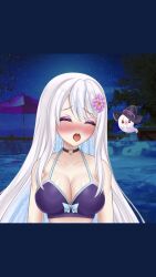 1girls cute jazminvt long_hair virtual_youtuber vtuber white_hair