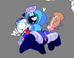 ash_(brawl_stars) brawl_stars lou_(brawl_stars) papatea514 papatea514_(artist)