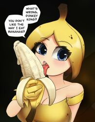 banana banana_fairy_queen blue_eyes donkey_kong_(series) nintendo nintendo_64 tagme