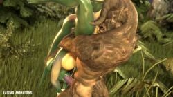 1boy 1boy1girl 1girls 3d 69 animated blowjob breasts completely_nude cunnilingus dara_(kasdaq) deathclaw face_fucking facefuck fallout female furry kasdaq male mp4 no_sound oral snake snake_girl tail throat_fuck throat_pounding thrusting thrusting_into_mouth video