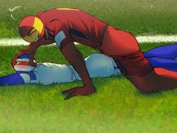 2022_fifa_world_cup 2boys anal costa_rica_(countryhumans) countryhumans dafriix fifa fifa_2022 gay male_only partially_clothed pubic_hair rape size_difference soccer soccer_field soccer_uniform spain_(countryhumans) sweat world_cup yaoi