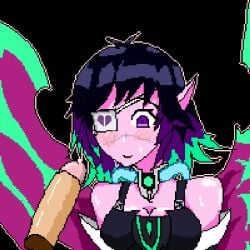 alternate_costume animated aov arena_of_valor big_breasts dyed_hair krixi_(arena_of_valor) lienquan_mobile pixel pixel_art quang synthetic_thing_krixi_(arena_of_valor) tagme video_games