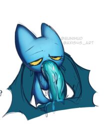 adorabat anthro axis4s bat bat_wings blowjob bunihud fellatio female mao_mao:_heroes_of_pure_heart tagme yellow_eyes