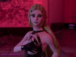 1girls 3d 3d_(artwork) alastor_studios corset daz3d daz_studio female female_only princess_zelda self_upload solo solo_female tagme the_legend_of_zelda zelda_(breath_of_the_wild)