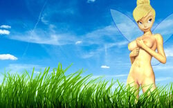 1girls 3d disney disney_fairies fairy fairy_wings nipples peter_pan_(disney) plus9db996 tagme tinker_bell tinker_bell_1