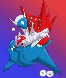 claws color cum female feral gwon interspecies latias latios male nude penis pokemon pokemon_(species) pokemon_rse straight tagme