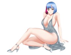 blue_nails commission high_heels melony_(mr_deus_vult) mr_deus_vult pinup solo unknown_artist