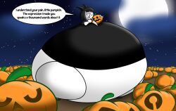 adult_swim bbw bottom_heavy carving_knife creepy_susie fat fat_ass fat_legs giantess goth goth_girl halloween kinkofthel knife overweight overweight_female panties pumpkin the_oblongs what wide_hips