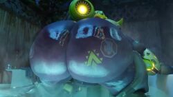 16:9 1girls 3d 3d_(artwork) adorable animated ass ass_bigger_than_torso bath bathing bathroom big_ass big_breasts bigger_female blizzard_entertainment breasts centaur cute cute_face cyborg digital_media_(artwork) enormous_ass enormous_butt female female_only genitals gigantic_ass gigantic_butt glowing_eyes gray_body gray_skin grey_body grey_skin hd hq huge_ass huge_breasts hyper hyper_ass hyper_butt jiggling large_ass looking_at_viewer looking_back massive_ass moan mp4 multicolored_body naked nude omnic orisa overwatch partially_submerged presenting presenting_hindquarters pussy robot short_playtime side_boob snips456 snips456fur solo solo_female sound sticker straight taur tusks vagina video video_games voice_acted water wet wet_ass wet_body wet_butt widescreen yellow_eyes