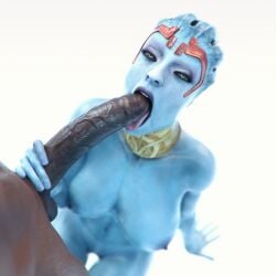 1boy 1boy1girl 1girls 3d alien alien_girl areolae asari blender blender_(software) blowjob blowjob_face blue_skin breasts colored_skin completely_nude_female dark-skinned_male dark_penis dark_skin erect_nipples erect_penis erection fellatio female fingernails foreskin green_eyes huge_cock interspecies kneeling large_breasts leeterr licking licking_penis lips looking_at_viewer looking_up male male_pov mass_effect mass_effect_2 mass_effect_3 mature_female milf mouth_open nipples no_bra no_panties nude nude_female nude_male open_mouth penis penis_awe penis_on_face plump_lips purple_lips samara simple_background teeth testicles tongue tongue_out uncircumcised uncut unseen_male_face vein veins veiny_penis