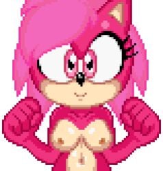 1girls animated anthro bouncing_breasts breasts mobian_(species) nipples sega solo solo_female sonia_the_hedgehog sonic_(series) sonic_the_hedgehog_(series) sonic_underground turboranger