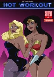 2d 2girls accurate_art_style amazon ass ass_grab athletic athletic_female big_breasts black_canary black_hair blonde_female blonde_hair blue_eyes bubble_ass bubble_butt bust busty cleavage curvy curvy_figure dc_comics dcau demigoddess diana_prince dinah_lance female female_only fit fit_female ghostlessm grabbing_ass green_arrow_(series) heroine hips hourglass_figure huge_breasts justice_league justice_league_unlimited large_breasts legs light-skinned_female lips long_hair metahuman multiple_girls princess star_earrings superhero superheroine themysciran thick_ass thick_legs thick_thighs thighs voluptuous waist watermark wide_hips wonder_woman wonder_woman_(series) yuri