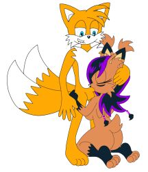 big_ass big_breasts biting_lip blowjob fellatio nicole nicole_the_lynx smirking sonic_(series) sonic_the_hedgehog_(archie) sonic_the_hedgehog_(comics) sonic_the_hedgehog_(series) tails tails_the_fox