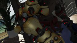 3d blender dark-skinned_male doomfist female male overwatch widowmaker