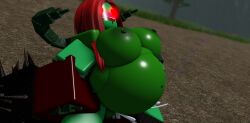 3d alternate_view armor big_ass big_breasts big_penis brute_(scp:_the_red_lake) cowgirl_position cum cum_in_pussy cum_inflation cum_inside dirt drooling forest grass grass_field green_skin grey_sky hands_on_hips humanoid ivy_(scp:_the_red_lake) metal moosty open_mouth outside rape red_eyes red_hair roblox roblox_game robloxian scp:_the_red_lake scp_foundation self_upload tall thrusting vaginal_penetration vine_tentacles vines waist_length_hair