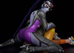 2girls 3d bondage female female_only gentlegiant_s overwatch tagme tracer widowmaker