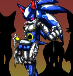 absurd_res hi_res liquid_metal machine male male_only metal_sonic neo_metal_sonic robot sega solo sonic_(series) sonic_the_hedgehog_(series)