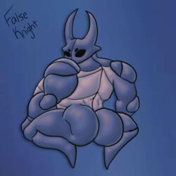 1boy 2022 arthropod ass ass_focus beetle big_ass big_butt broly_culo butt butt_focus crouching false_knight hollow_knight insects link_mann looking_back male male_only meme parody simple_background solo spread_legs spreading team_cherry video_games