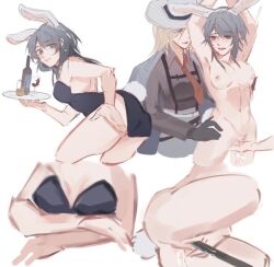 2girls 3girls bunny_ear bunny_tail bunnysuit cane dominant_female embarrassed_nude_female female female_chief_(path_to_nowhere) female_only female_out_of_frame finger_fuck fingering langley_(path_to_nowhere) lesbian_sex multiple_girls naked_female nude_female_clothed_female path_to_nowhere submissive_female threesome vaginal_insertion vaginal_penetration vaginal_sex yuri