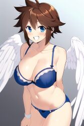 ai_generated angel angel_wings blue_eyes brown_hair female genderswap_(mtf) kid_icarus kid_icarus_uprising nai_diffusion nintendo pit pit_(kid_icarus) rule_63 stable_diffusion