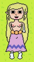 1girls alternate_version_available artist_request blonde_hair breasts dress elf_ears embarrassed female_only long_blonde_hair long_hair masturbation nintendo pixel_art princess_zelda small_breasts solo solo_female the_legend_of_zelda the_legend_of_zelda:_the_minish_cap toon_zelda unknown_artist