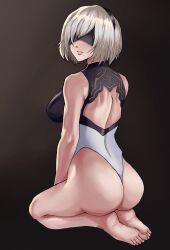 yorha 2b from nier by mishairl