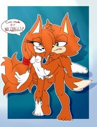 absurd_res anthro balls breasts brother_and_sister challenging duo fan_character felid feline female female_penetrated fur genitals green_eyes grey_eyes hi_res incest lynx male male/female mammal meyk meyk_the_lynx mia_the_lynx nude orange_body orange_fur penetration pussy sega sibling sonic_(series) sonic_the_hedgehog_(series) twincest twins vaginal_penetration white_body white_fur