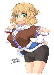 big_ass big_breasts cute female mizuhashi_parsee pnpnonk04 tagme thick_thighs touhou