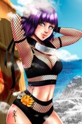 hyuuga hinata from naruto by loxlley