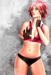 sakura haruno from naruto by loxlley