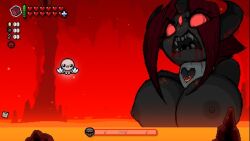 bestia big_breasts female in-game isaac_(the_binding_of_isaac) male mod nipples the_beast_(the_binding_of_isaac) the_binding_of_isaac