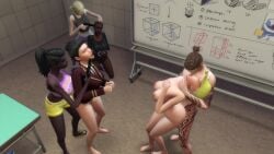 3d animated dark_skin forced_to_watch gun gunpoint held_at_gunpoint mp4 multiple_girls pale_skin rape sims4 sound struggling the_sims_4 vaginal_penetration video white_skin