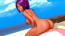 shihouin yoruichi from bleach by effineffer