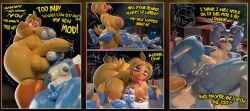 1boy 1futa 3d 3d_(artwork) anal anal_sex anthro areolae balls big_balls big_breasts big_dick big_lips big_penis big_thighs body_modification breasts bunny_ears comic cum cum_in_ass cum_inside cum_on_body cum_on_face duo ejaculation femboy five_nights_at_freddy's five_nights_at_freddy's_2 furry futa_on_male futa_with_male futanari genitals green_eyes huge_balls huge_cock lactating lactation looking_pleasured male moobs nipples nude orgasm penis penis_growth rape rckke robot robot_humanoid rule_63 sex small_penis small_penis_humiliation stomach_bulge toy_bonnie_(fnaf) toy_chica_(fnaf) watersports wide_hips