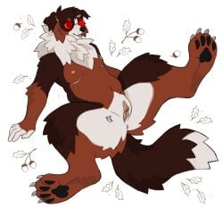 2022 4_toes acorn anthro anus belly black_pawpads brown_body brown_ears brown_fur brown_nipples brown_pussy brown_scar brown_tail canid canine canis cheek_tuft chubby_andromorph chubby_anthro claws clitoral_hood clitoris countershading cuntboy domestic_dog elbow_tuft eyewear facial_tuft fangs feet floppy_ears fluffy food fruit full-length_portrait fur furry genitals glasses grey_claws highres hindpaw humanoid_hands intersex knee_tuft leaf leg_tuft mammal mastectomy_scar micerunt navel neck_tuft nipples nut_(fruit) open_mouth orange_body orange_fur pawpads paws plant portrait pussy raised_leg red_eyewear red_glasses scar solo spread_legs spreading teeth three-quarter_view toes tuft two_tone_tail white_countershading white_fingers white_fur white_tail_tip