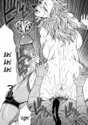 backshots canon_couple cum cum_in_pussy cum_inside doggy_style dorohedoro female moaning moaning_in_pleasure muscular muscular_female noi_(dorohedoro) pussy triangular_anus vaginal_penetration