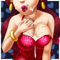 1girls 2022 big_breasts big_lips bracelet bracelets breasts dress ear_piercing female licking licking_cum licking_lips long_hair make_up makeup mario_(series) nintendo pauline red_dress red_lips red_lipstick red_nail_polish red_nails shaxbert smile smiling smiling_at_viewer super_mario_odyssey white_skin