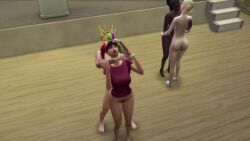 3d animated brown_skin dark_skin kissing mp4 pale_skin prom prom_jester prom_royalty rape sound struggling the_sims the_sims_4 vaginal_penetration video white_skin