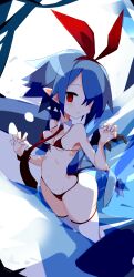 ass bikini bikini_bottom bikini_top breasts disgaea large_breasts nanozenzen nippon_ichi_software pleinair thick_thighs thighs