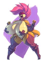 1girls 2022 anthro anthro_only anthrofied big_breasts bigdad breasts clothed clothes clothing fan_character female female_only genitals hair hips huge_breasts humanoid koopa large_breasts mandy_koopa mandy_koopa_(slb) mario_(series) nintendo non-mammal_breasts open_mouth open_smile pasties pink_hair pussy scalie simple_background smile solo solo_female thick thick_thighs thighs tongue tongue_out topless video_games wide_hips