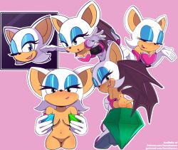 rouge the bat from sonic (series) by laundrymom