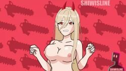 1girls animated blonde_hair bouncing_breasts breasts breasts_out chainsaw_man chewihen dancing demon_girl demon_horns female female_only mappa meme music nude power_(chainsaw_man) sad_cat_dance shorter_than_30_seconds shounen_jump sound topless upper_body video