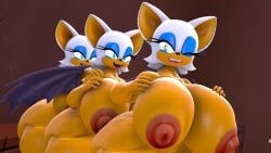 3d 3d_model blueapple breasts futanari huge_breasts implied_futanari mobian mobian_(species) mobian_bat penetration rouge_penetrating_rouge rouge_the_bat sega selfcest sonic_(series) sonic_adventure_2 sonic_the_hedgehog_(series) tagme