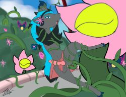 anal anal_sex animated anthro duo flower generation_5_pokemon gif hi_res male nintendo penetration plant pokémon_(species) pokemon pokemon_(species) prate-dragon sex tentacle tentacle_sex video_games vines zoroark