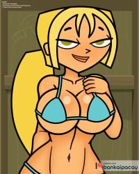 1girls bankaipacay breasts bridgette_(tdi) cleavage female female_only huge_breasts large_breasts solo solo_female total_drama_island