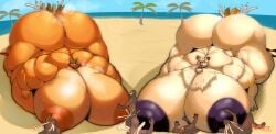 2boys 7boys anthro areolae ass background_characters big_butt cream_fur disembodied_penises excessive_lactation gay gay_anal gay_sex hi_res huge_butt huge_nipples hyper hyper_areola hyper_areolae hyper_ass hyper_moobs immobile kled lactating large_areolae league_of_legends male male_lactation male_only moobs muscular nipple_fucking nipple_penetration obese orange_fur paprikaboy pink_nipples public_exposure purple_nipples riot_games size_difference tan_fur video_games ziggs