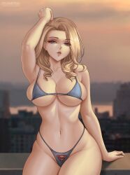 kara danvers from dc by flowerxl