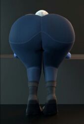 3d 3d_(artwork) anthro anthro_only ass big_ass big_butt chickenass clothing disney female furry furry_only judy_hopps presenting presenting_ass presenting_hindquarters rabbit rabbit_girl rabbit_humanoid solo solo_female solo_focus thick thick_ass thick_thighs tight_clothes tight_clothing tight_pants zootopia