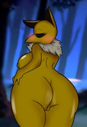 anthro blush chara_wantrp creepypasta female female_hypno friday_night_funkin friday_night_funkin_mod fur hypno hypnos_lullaby neck_fur nightmare_waifu pokemon pokemon_(species) remake rule_63 solo thick_ass thick_thighs